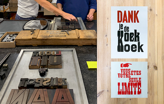 Workshop: Typografische poster in letterpress